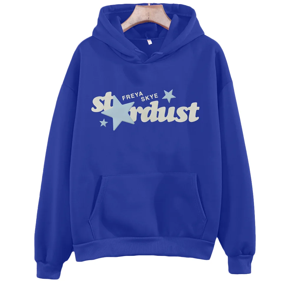 Freya Skye Stardust Hoodie für Männer und Frauen, Neuer Langarm-Pullover, Herbst-Winter-Mode, Lässige Kleidung, Lockerer High-Street-Pullover – Detail 3