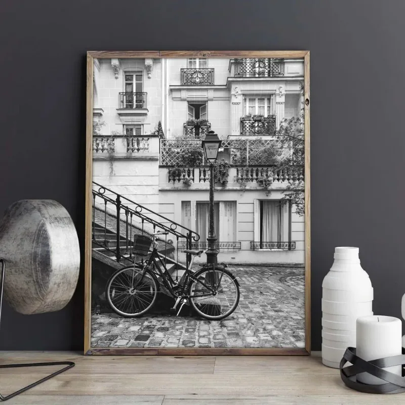 أنيق موضة أبيض وأسود المشارك مثير أنثى ليوبارد Vintage قماش اللوحة الفاخرة جدار الفن غرفة المعيشة ديكور المنزل جدارية #4