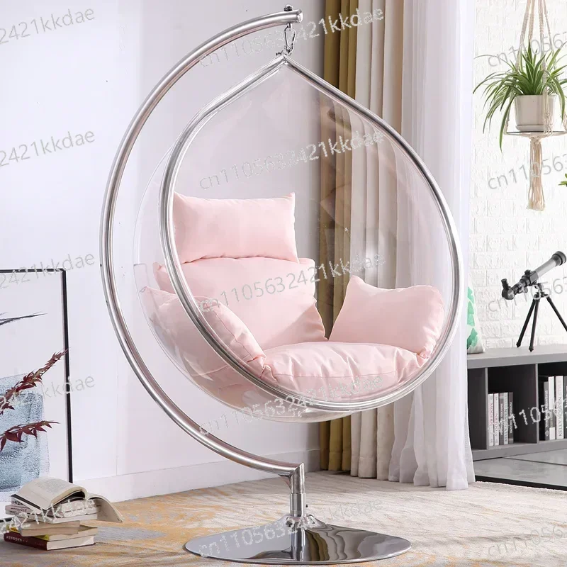Hanging Chair Space Chair Acrylic Hanging BasketGlass Ball Transparent Bubble Chair Hemisphere