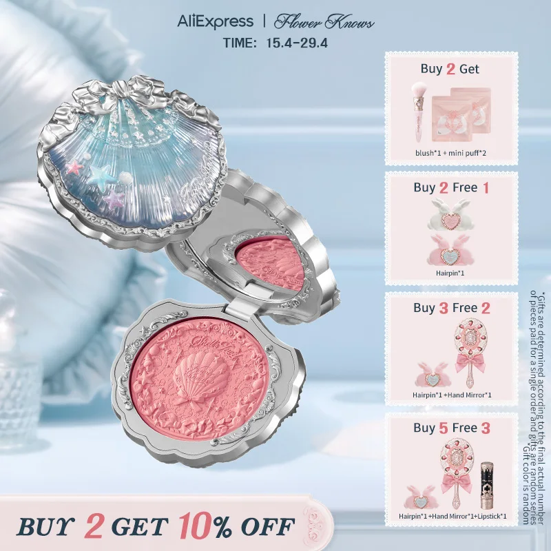 

Коллекция драгоценностей Flower Knows Shell's Silk Satin Blush