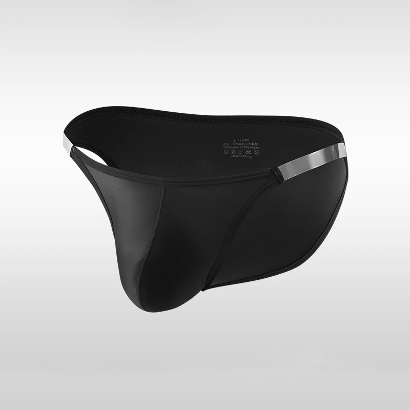 

Мужское нижнее белье, однотонные треугольные брюки с высокой посадкой, сексуальные трусы с низкой посадкой