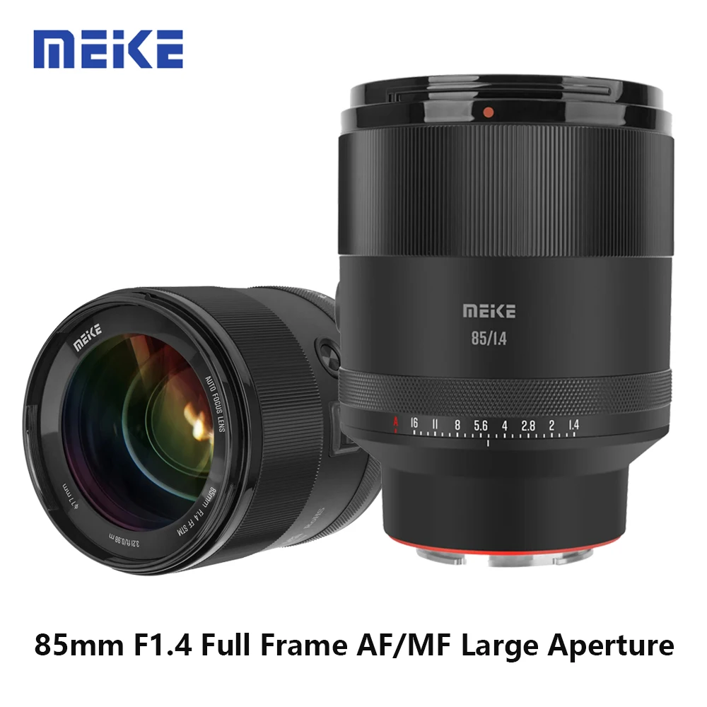 MEKE Meike 85mm F1.4 Full Frame AF/MF Lens Large Aperture Smooth STM Motor for Nikon Sony E/Z/L Mount Cameras Portrait Wedding