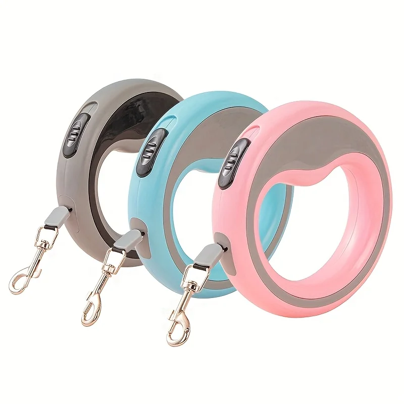New Pet Cat and Dog Traction Rope Automatic Retractable Pet Explosion Proof Rush Out Dog Chain Bracelet Traction Device mascotas