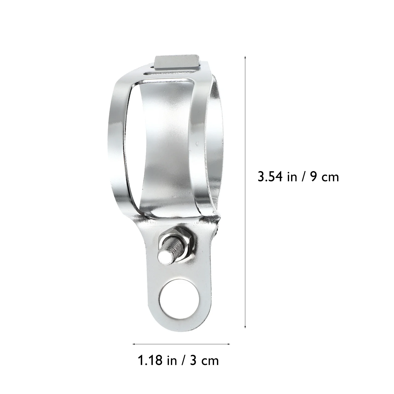 

2Pcs Motorcycle Light Bracket Mount Turn Signal Relocation Iron Black Strong Dustproof Waterproof Fork Lamp Clamp Accessories