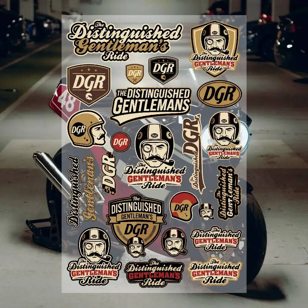 DGR Ästhetische Graffiti-Aufkleber Wasserfeste PVC-Sticker für Auto Motorrad Skateboard Helm Notizbuch