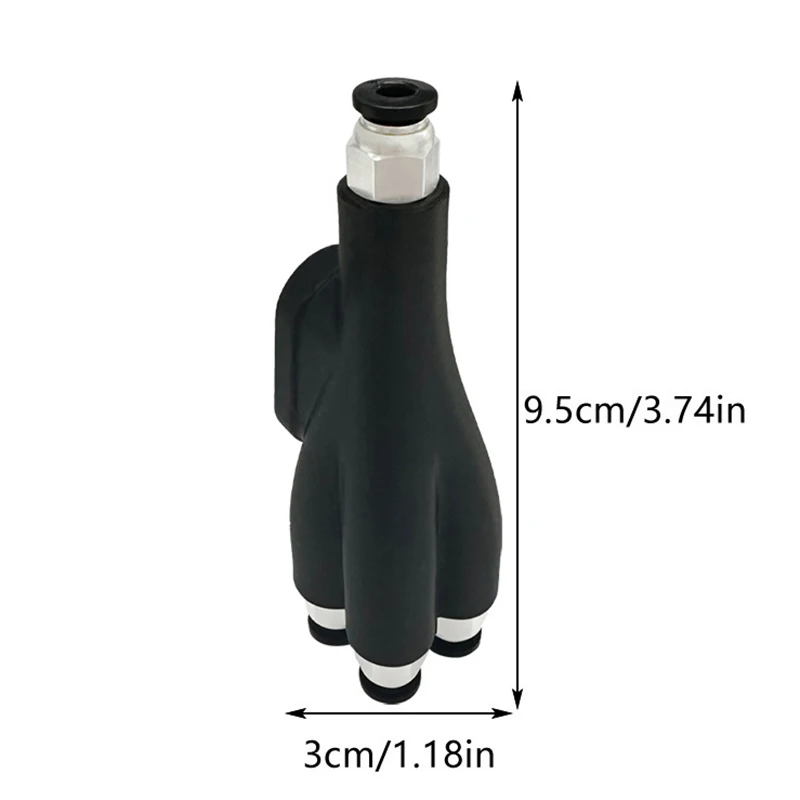 4-in-1 PTFE Adapter Material Pipe Expansion Port AMS Connect 4 Feeding Modules 3D Printer Part For Bambu Lab X1 X1C P1S P1P
