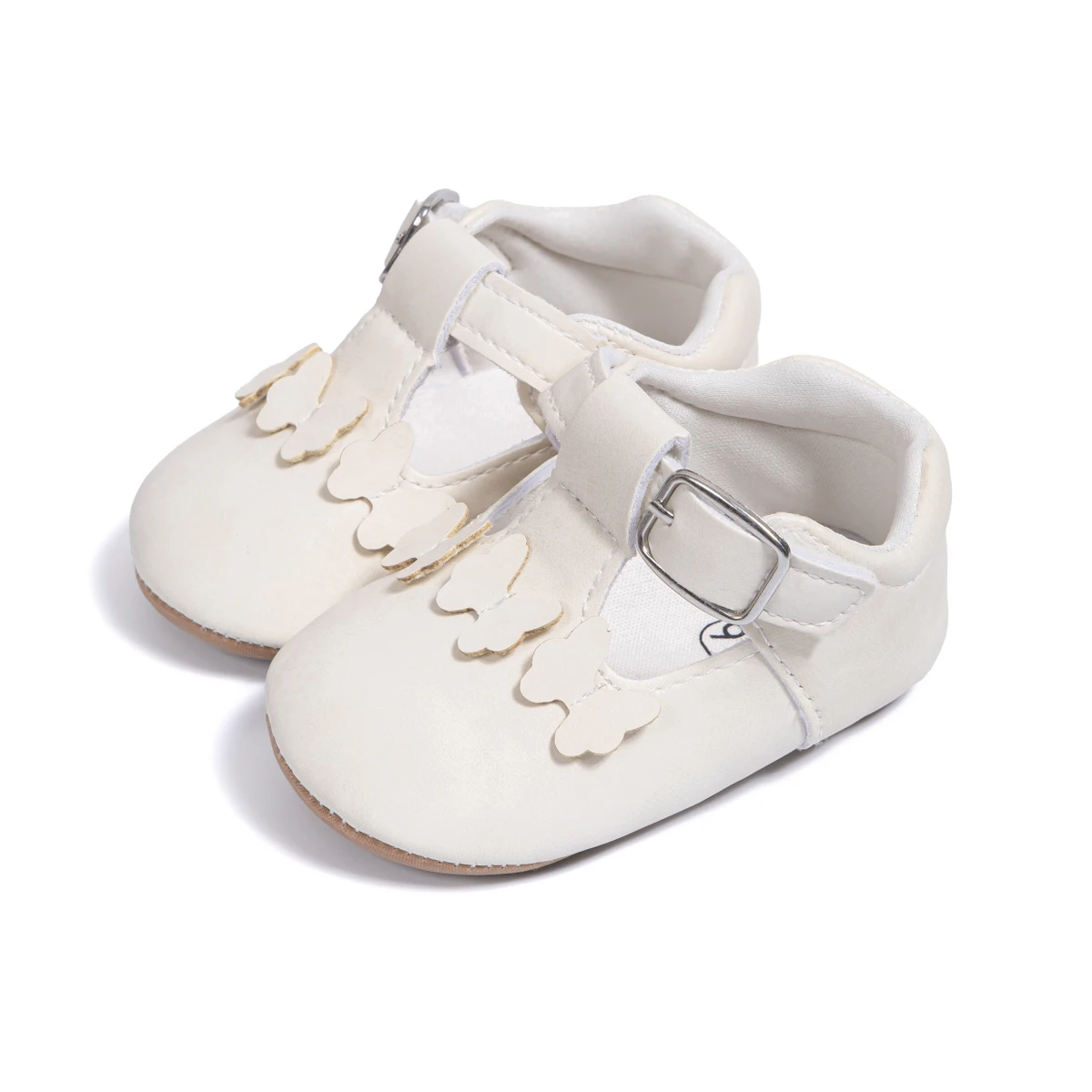 ربيع الخريف طفلة أحذية المشي غير رسمية جميلة ثلاثية الأبعاد فراشة ونجمة صغيرة لينة عدم الانزلاق المطاط وحيد طفل مشوا لأول مرة #2