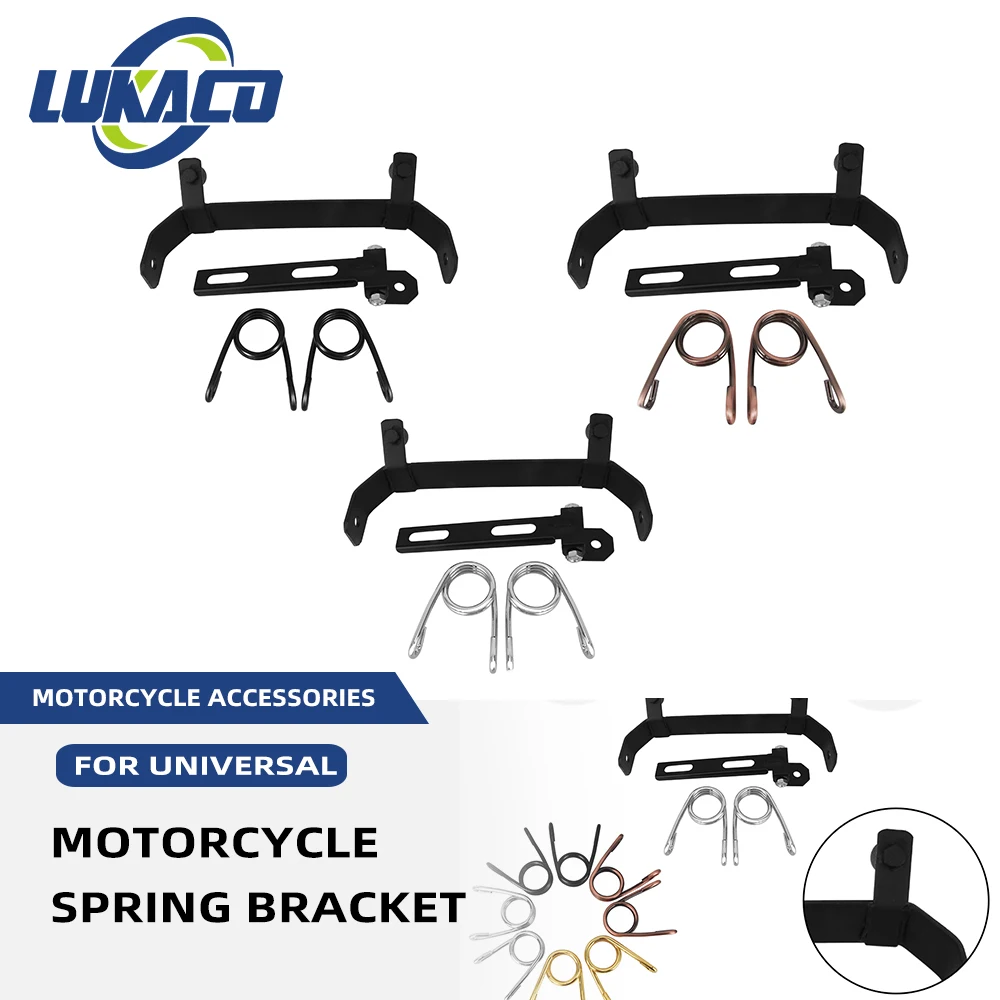 Solo Seat Motorcycle Spring Bracket Mounting Kit For Harley Sportster For Honda For Yamaha For Kawasaki Universal High Quality