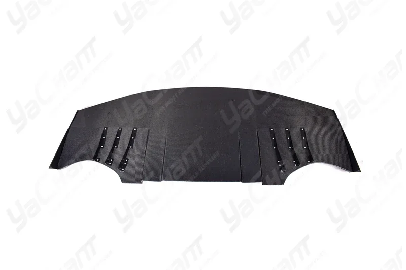 Car-Styling Carbon Voltex Cyber Version Style Front Diffuser 1900mm Wide Fit For 2004-2007 Lancer Evolution 8-9 EVO 8 EVO 9