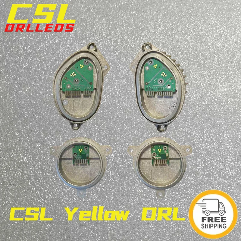 

For F95 G05 G06 BMW X5 X5M X6 CSL Yellow DRL module DRL LED Red Amber daytime running lights LED board 2019-2022