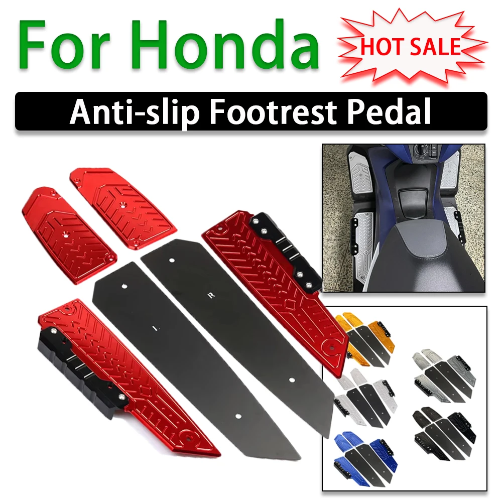 

Foot Pedals Pad Rest Plate Footrest Footboard Footpad Footpegs For Honda Forza 350 300 250 125 NSS Forza350 Forza300 Accessories