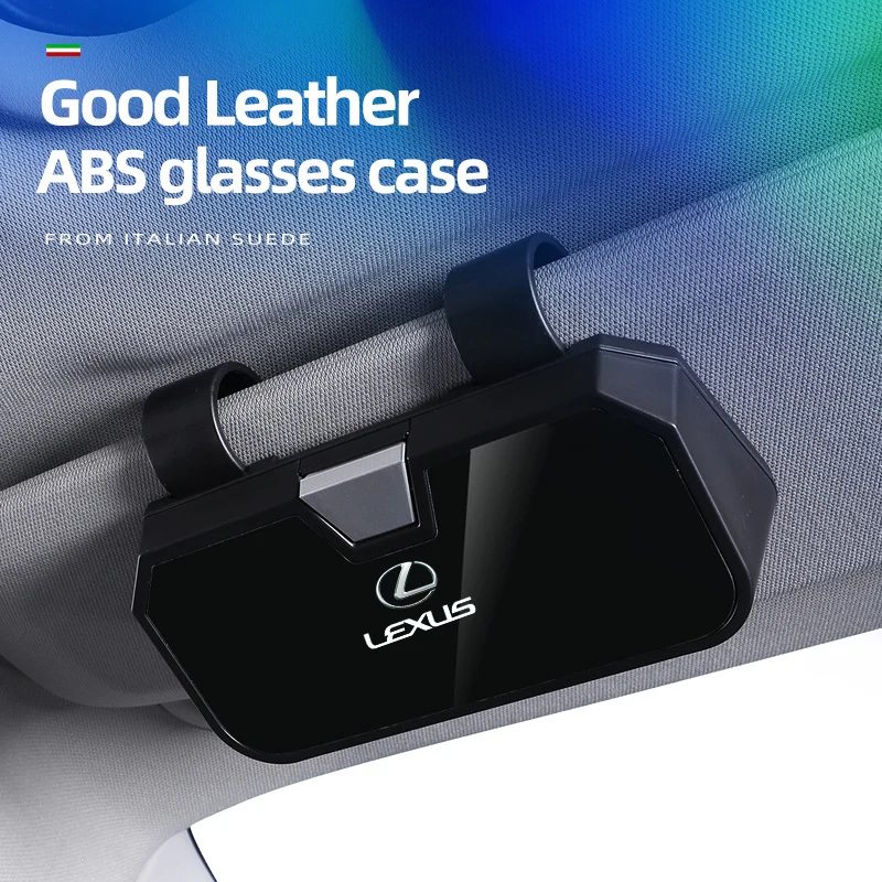 المغناطيسي سيارة الشمس قناع نظارات صندوق تخزين حامل النظارات الشمسية لكزس F الرياضة IS200T IS250 RX300 NX RX GX LX LS UX GS RX330 ES