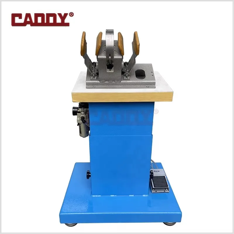 CADDY Pneumatic Shoe Lacing Machine - Foot Pedal Operated for Upper Clamping & Lace Tightening (Manual Threading Required)