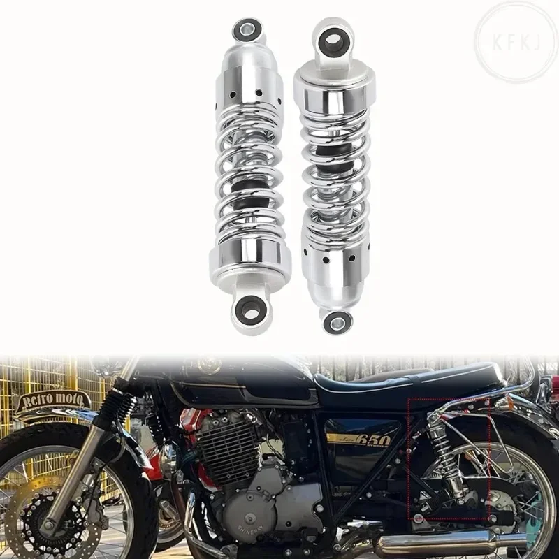 مجموعة ل CMX250 CMX 250 المتمردين CA250 1986-2014 دراجة نارية الملحقات الكروم دراجة نارية مانع الصدمات الخلفي تعليق