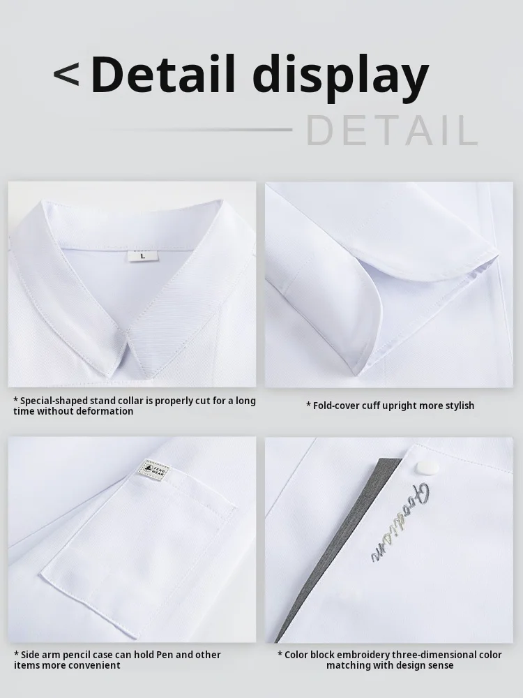 Jaqueta de chef masculina manga longa uniforme de cozinha profissional restaurante hotel workwear outono inverno roupas