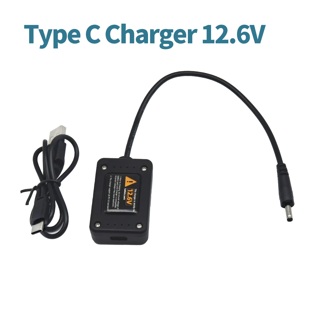 

SUPE Scubalamp Type C Charger 12.6v