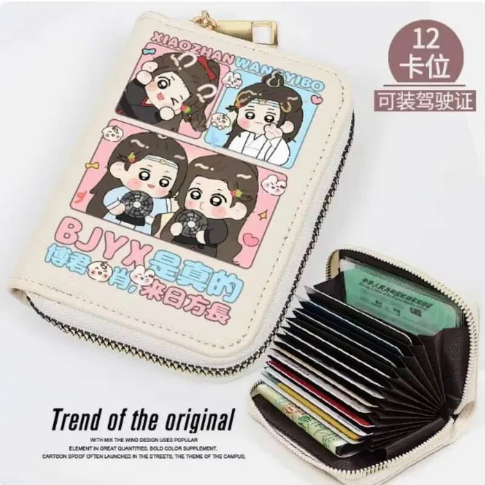 

Китайская звезда Сяочжан Ибо Ван модный кошелек из искусственной кожи кошелек для карт монета на молнии держатель для денег сумка косплей подарок B2066 аниме