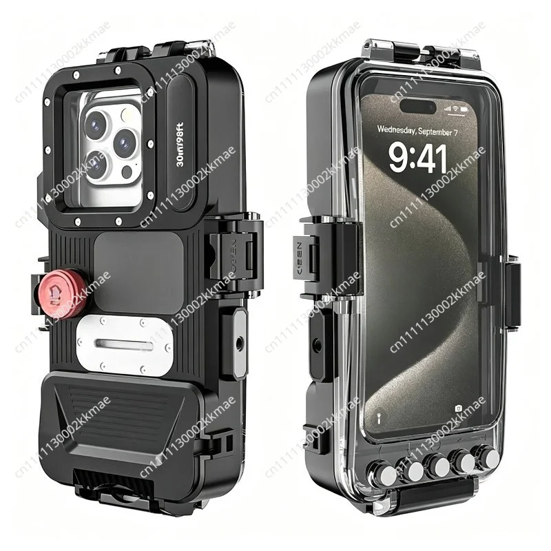 for A Variety of Mobile Phones 30 Meters Bluetooth Diving Shell, Waterproof Universal Mobile Phone for Deep Water Shooting