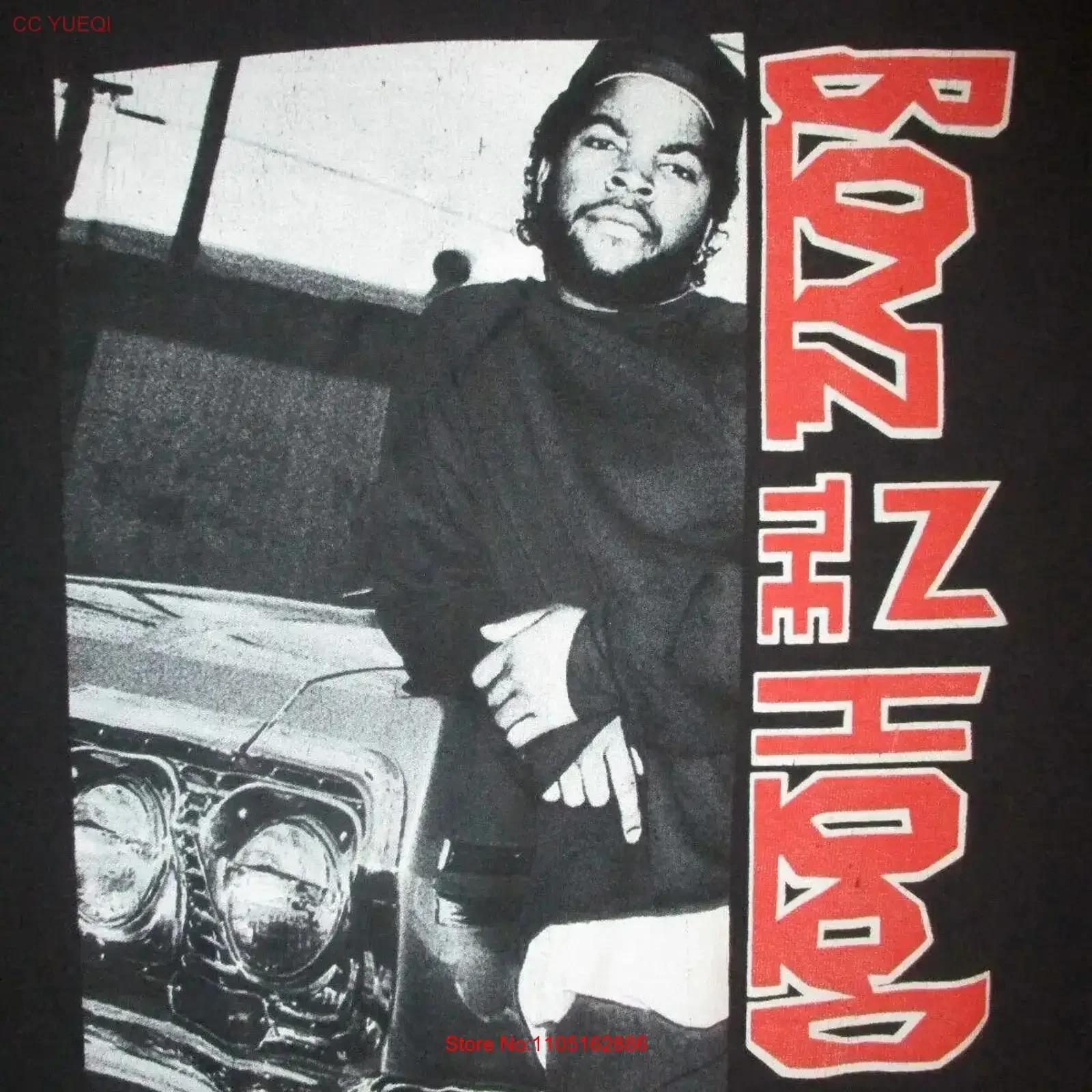 BOYZ N THE HOOD CAMISETA Retro 90s John Singleton Película Ice Cube NWA Rap Adulto SM vintage Lavado Ropa de diseñador cómoda