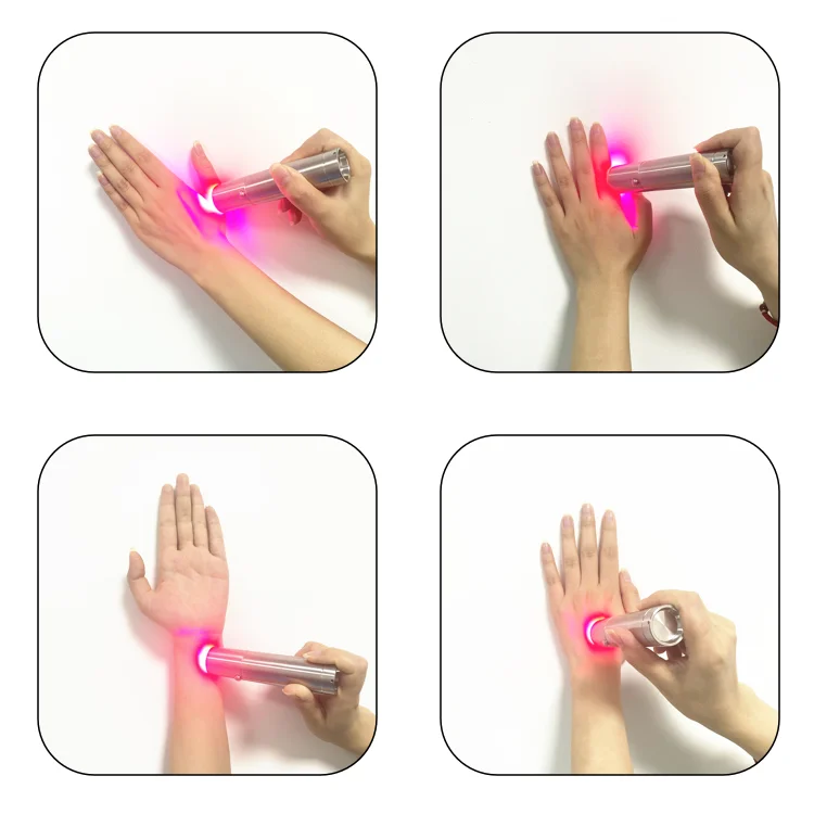 Home Facial Device Skincare Wand 5 Wavelength Red Light Therapy Torch Pain Relief Portable Pdt Machine