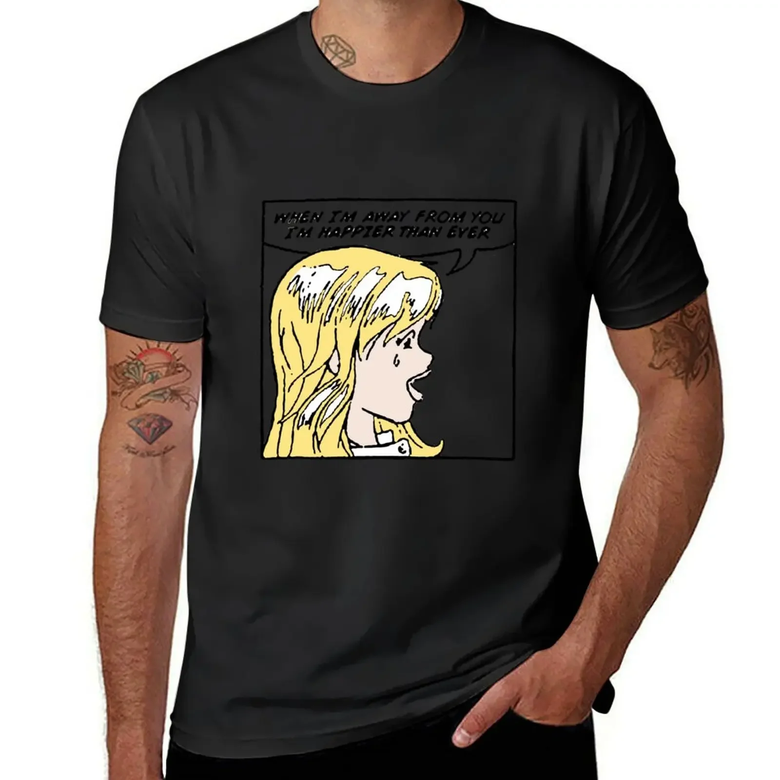 

get away from me T-Shirt Blouse kawaii clothes shirts men