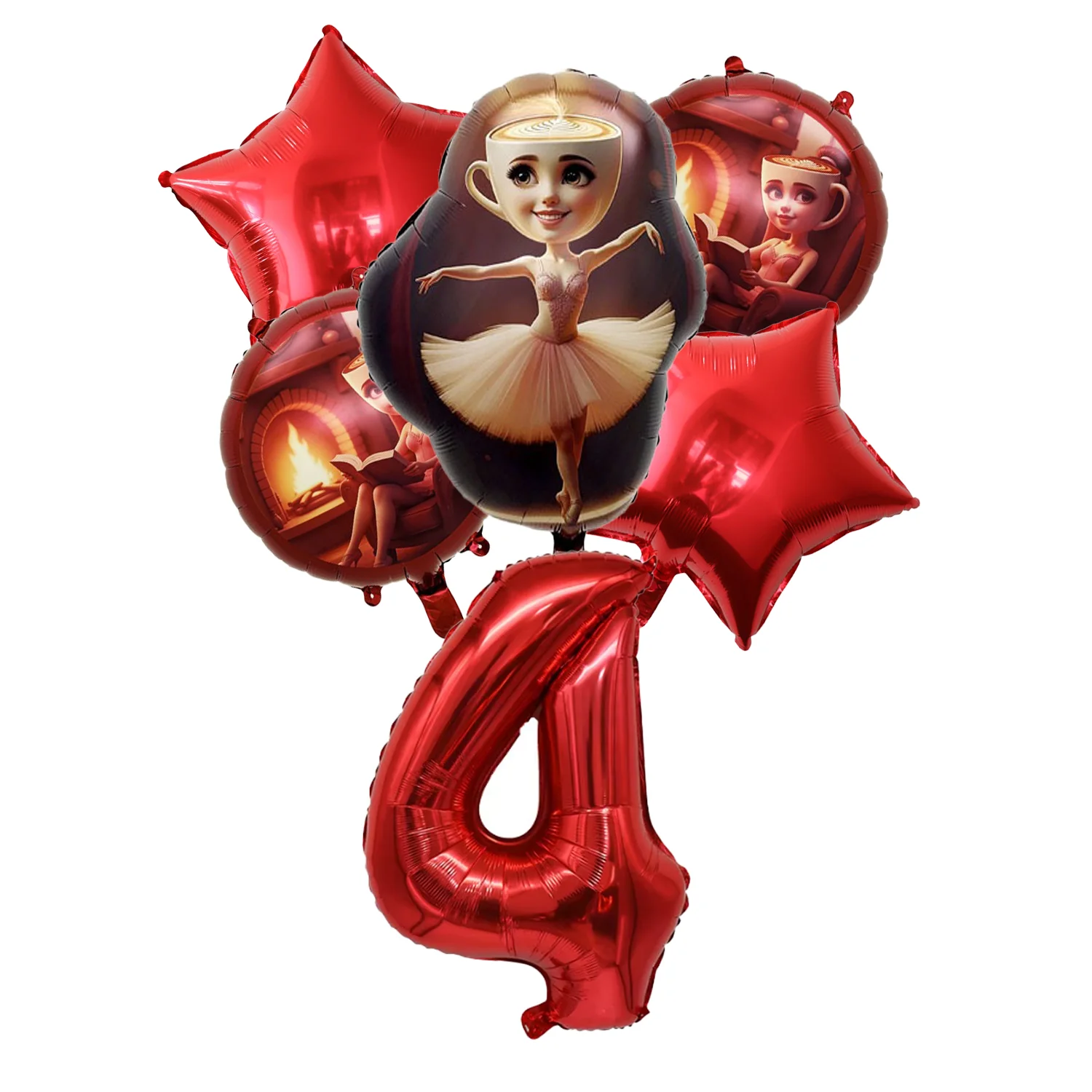 بالونات إيطالية من رقائق الدماغ تونغ تونغ صحور Tralalelo ديكور حفلات أعياد الميلاد للأطفال بالونات عدد لعبة بالون فيلم الألومنيوم #3