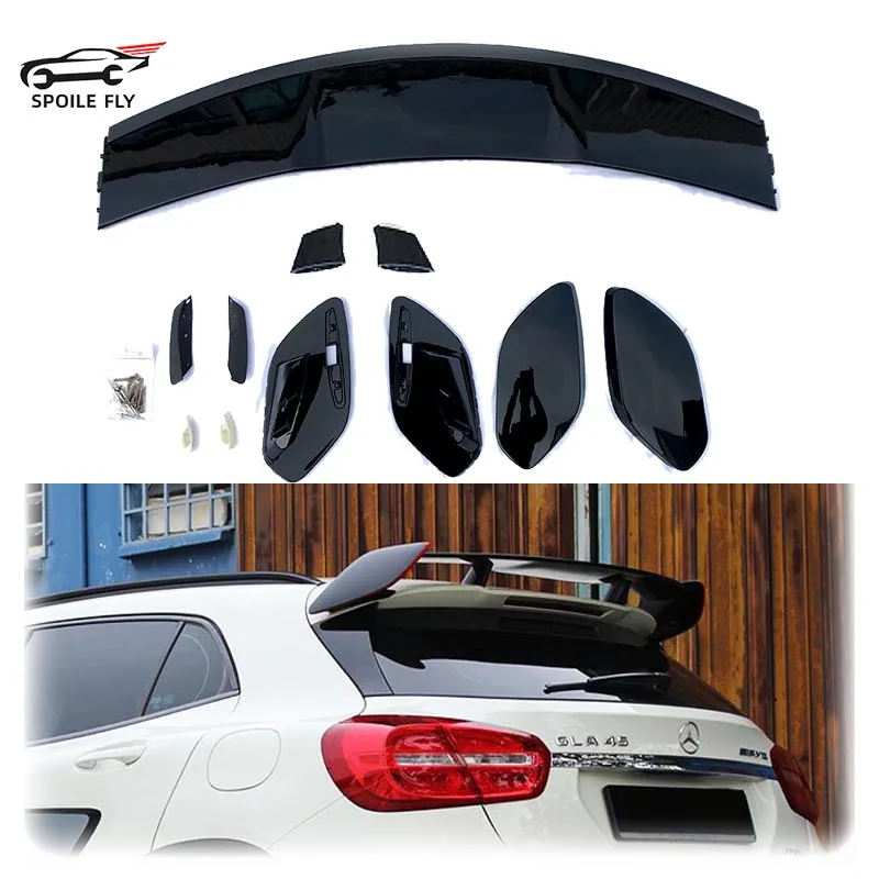 

2014 To 2019 For Mercedes-Benz GLA Class X156 GLA180 200 260 GLA45 AMG Rear Lip Spoiler Roof Wing High Quality ABS Glossy Black