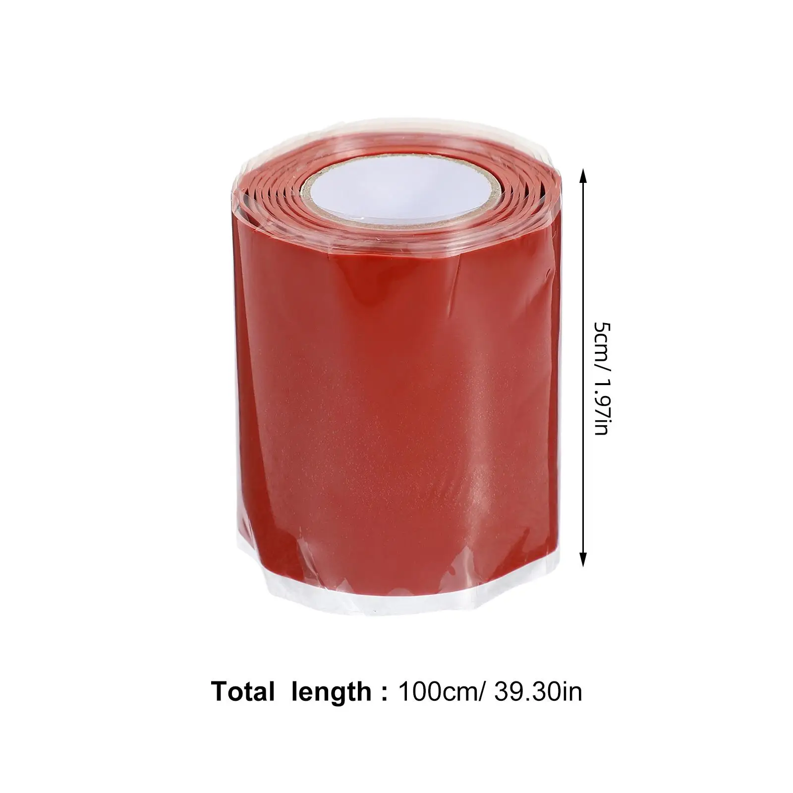 Heavy Duty Pipe Leak Repair Tape 5cmx1m Red PVC Hose Sealant Adhesive Rubber Heavy Duty Tape Duct Plumbers Band