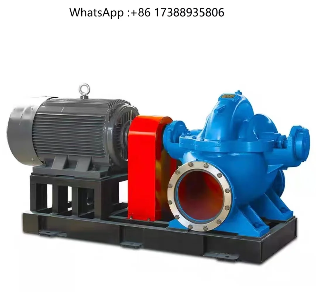 hot High Flow High Lift Clean Water Centrifugal Pump Double Suction  for Irrigation Industrial Drainage Circulation