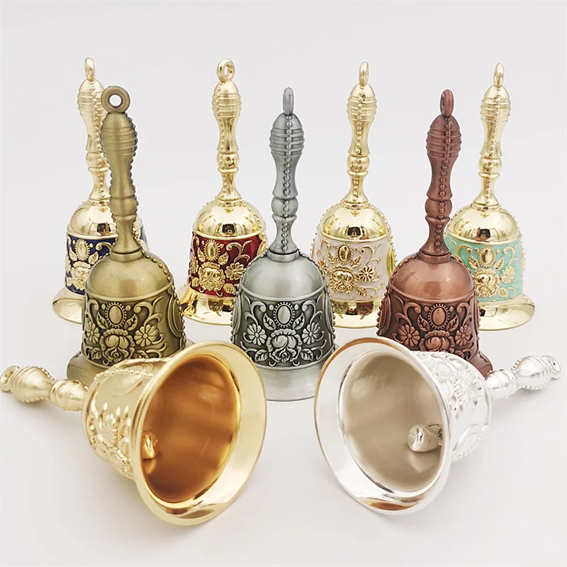 الرجعية اليد مكرنك جرس سبائك زين أجراس للحرف الزفاف الديكور إنذار متعدد الأغراض مدرسة الكنيسة الفصول الدراسية بار فندق #3