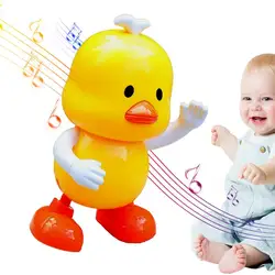 Pato bailarín divertido con música y luz, juguete educativo de aprendizaje preescolar, desarrollo de aprendizaje, 12 canciones