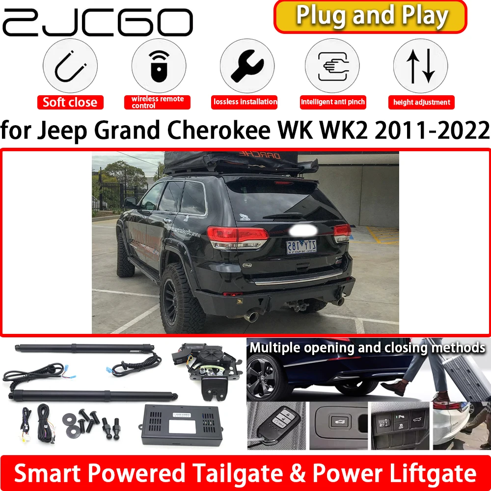 

ZJCGO for Jeep Grand Cherokee WK WK2 2011-2022 OEM Automatic Electric Powered Tailgate Power Liftgate Tail Gate Lift Kit System
