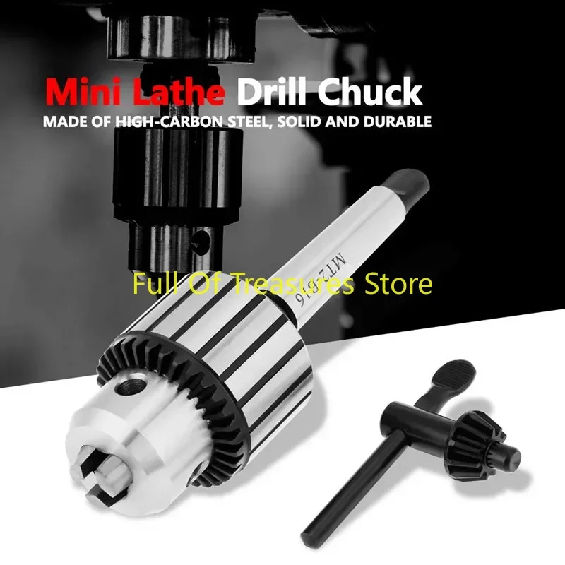 Morse No. 2 post MT2-B16 with 1-13mm B16 wrench drill chuck MT2 post 13 heavy drill chuck