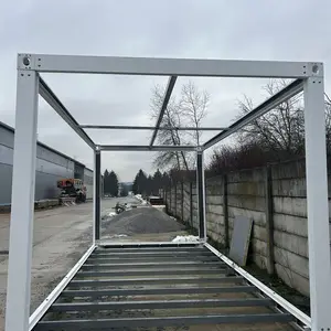 Pré-fabricado galvanizado pintado Container casa, Metal montado Frame, 20ft 6 principais vendas prefabricado casa - №1