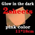 2pcs glow pink