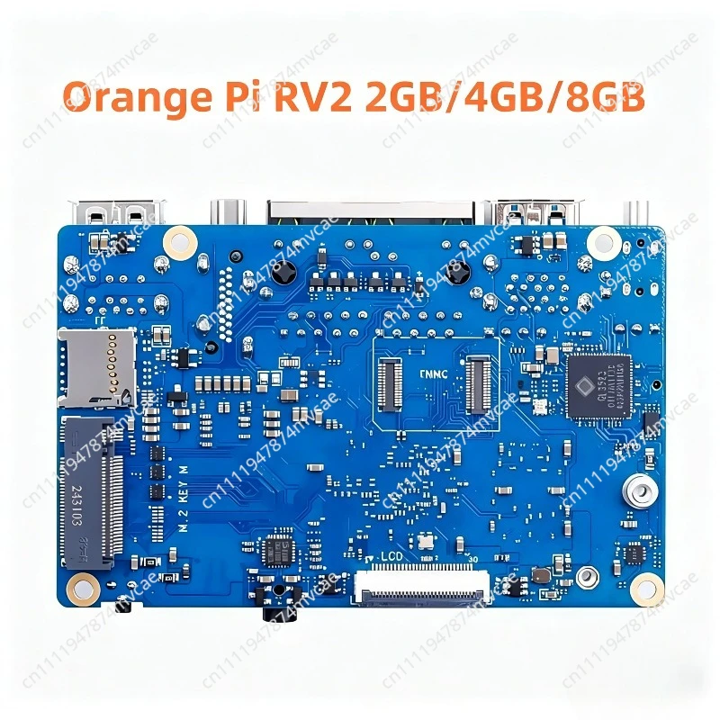 Orange Pi RV2 Development Board (2GB/4GB/8GB Memory Options, 8 - core RISC - V AI Chip)