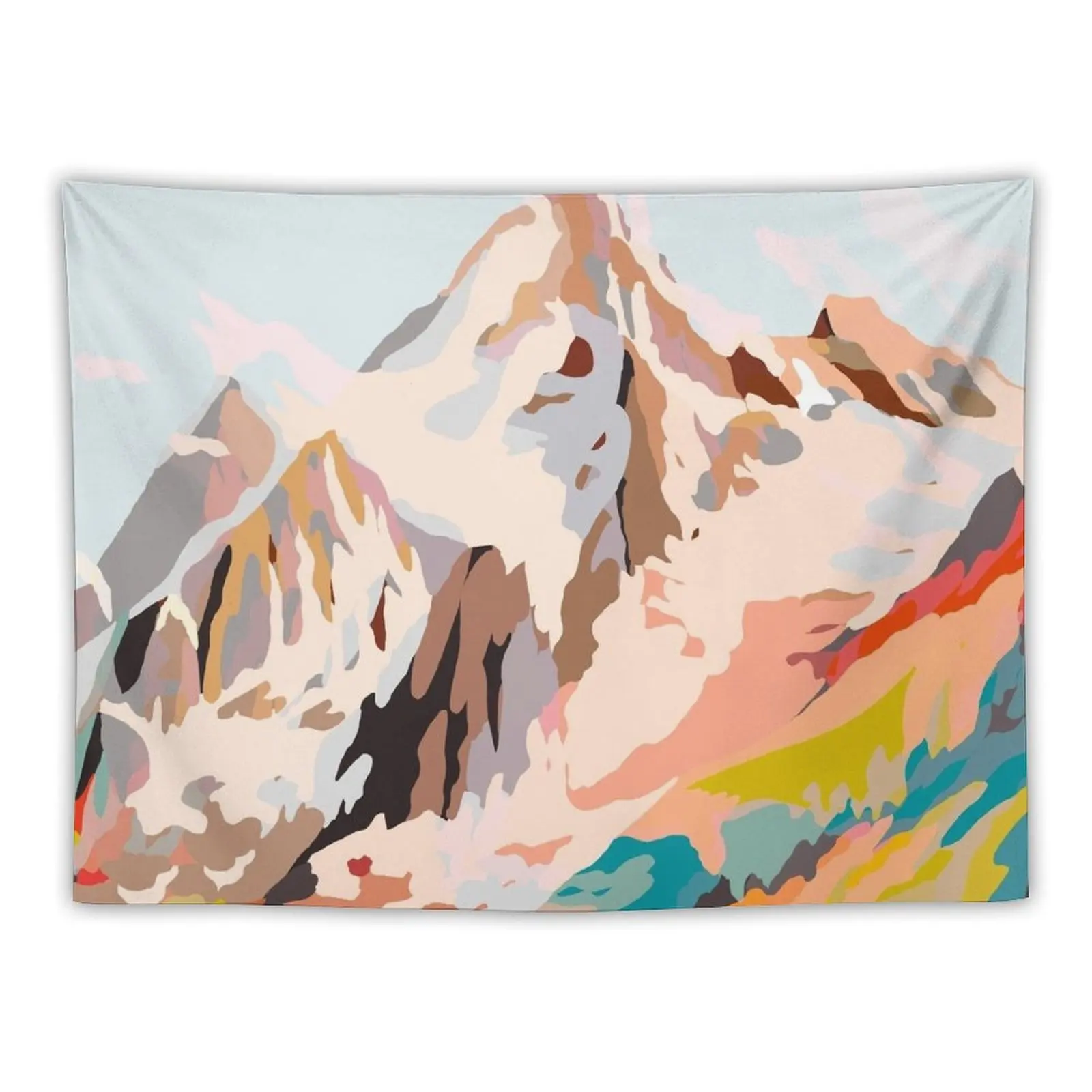 

glass mountains Tapestry Luxury Living Room Decoration House Decor Tapestry