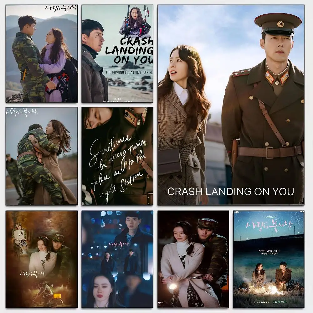 Movie Crash Landing On You Poster Art With Prints Home Bedroom Living Room Decoration Gift