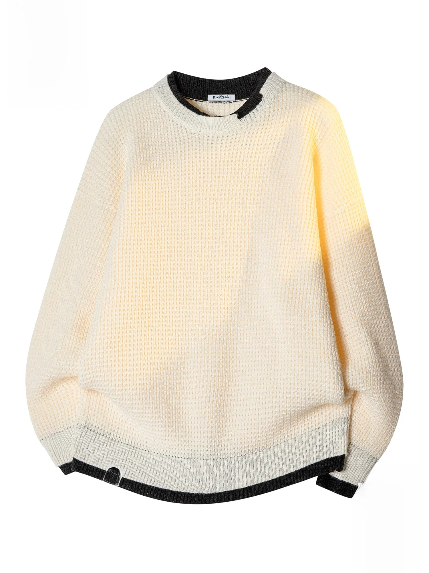 

PaulFrank Loose Fit round Ne Knitwear for Men Autumn Casual Sle Inner Wear Big Mouth Monkey Pattern Soft Polyester Fiber