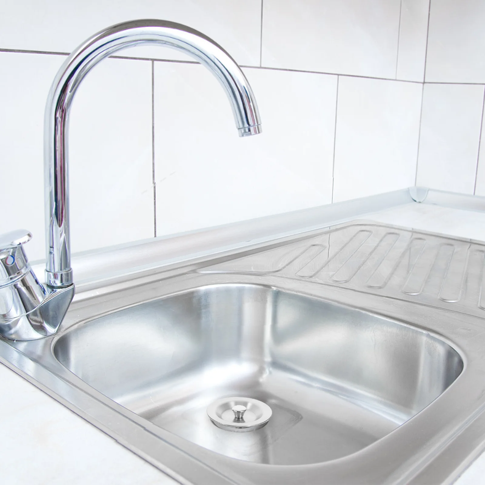 الفولاذ المقاوم للصدأ غطاء للصرف العالمي مصفاة حوض المطبخ غطاء حوض المياه سدادة غطاء للاستخدام المنزلي غطاء بالوعة استنزاف #5