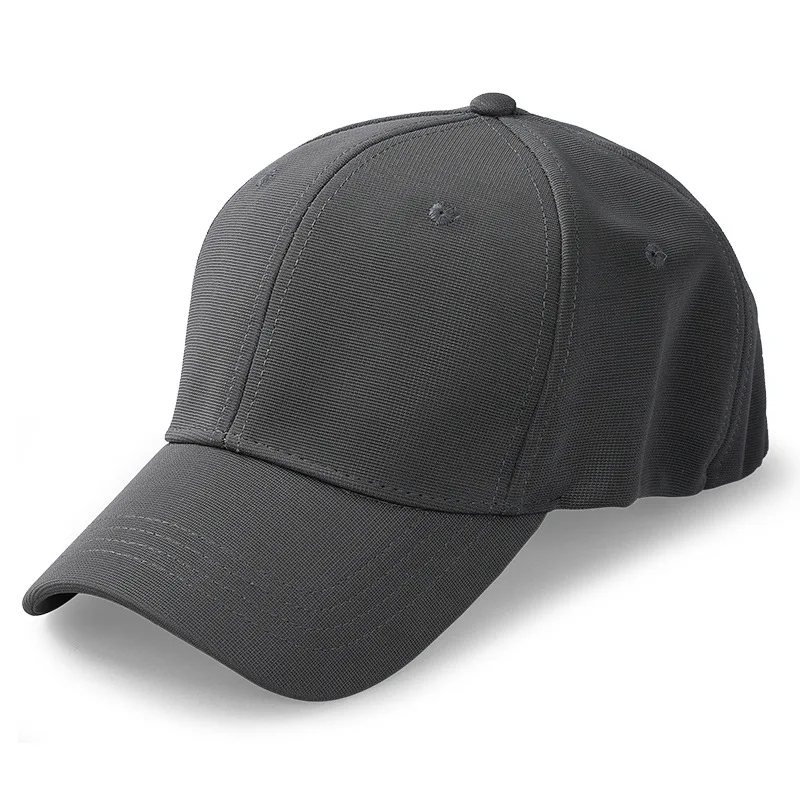 Baseball Fitted Closed Back Dad Hat,Structured Plain Sports Cap for Big Heads 56-62cm