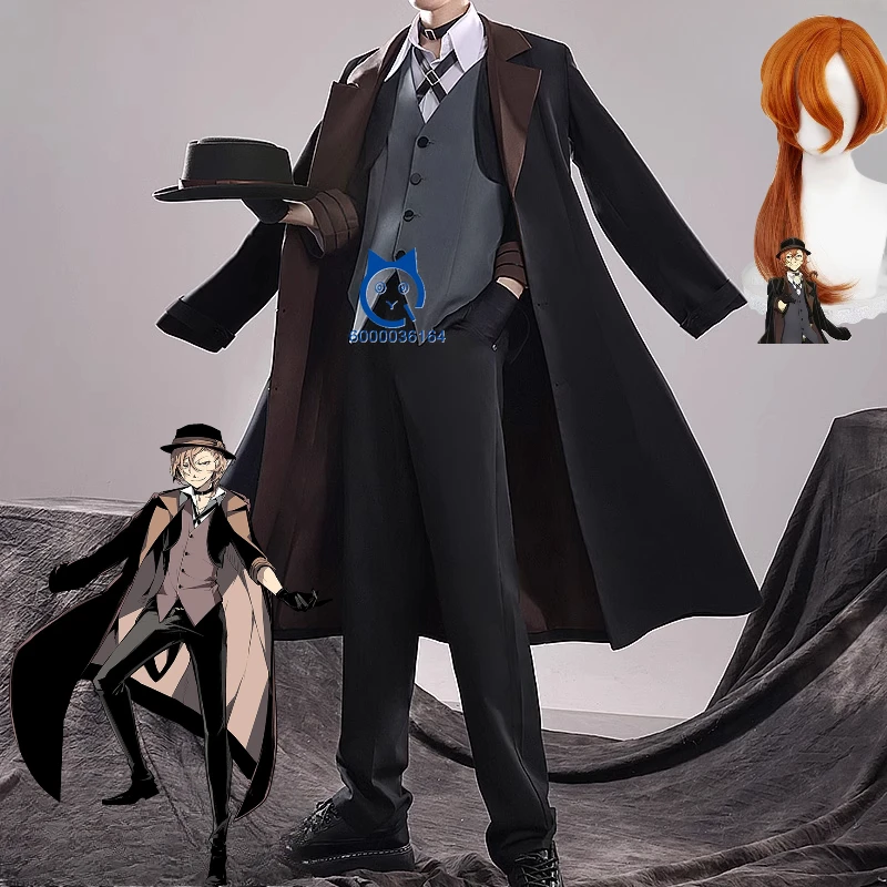 

Bungo Stray Dogs Chūya Nakahara High Quality Cosplay Costume Anime Clothes Fantasias Deguisement Garcon Hombre Halloween Uniform