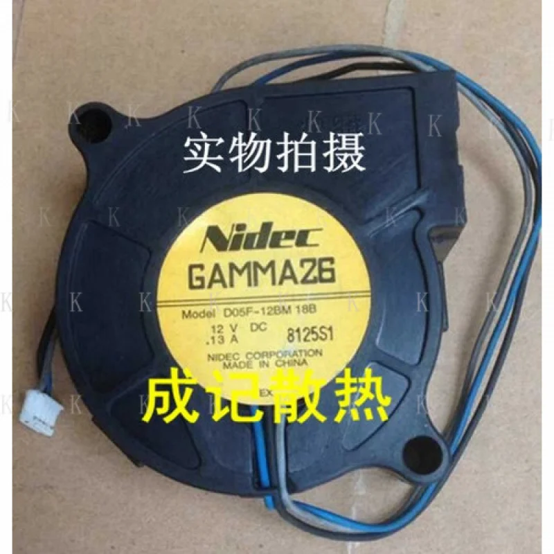 

C 1 шт. для NIDEC GAMMA26 D05F-12BM 18B 5025 12 В 0,13 А вентилятор проектора