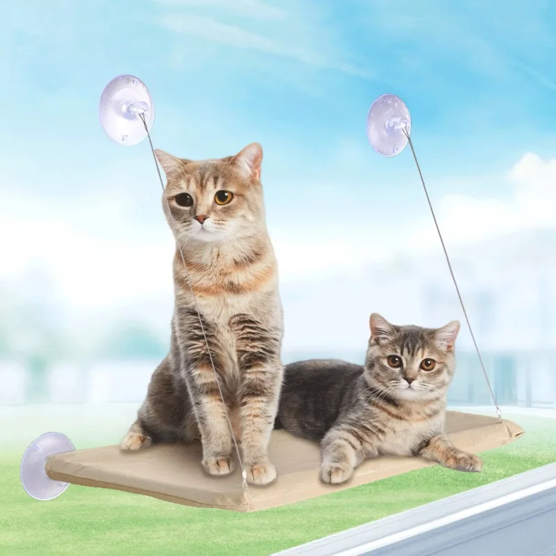 Rede para Gatos com Capacidade de 20kg e Estrutura de Escalada, Cama Suspensa Confortável para Gatos com Janela, Novos Suprimentos para Animais de Estimação