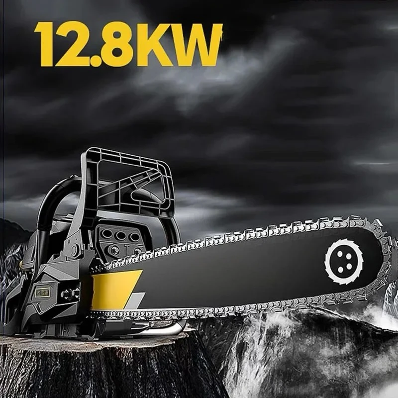 12800KW 98cylinder German chain saw logging saw high-power chainsaw arboriculture cutting machine household fuel-saving