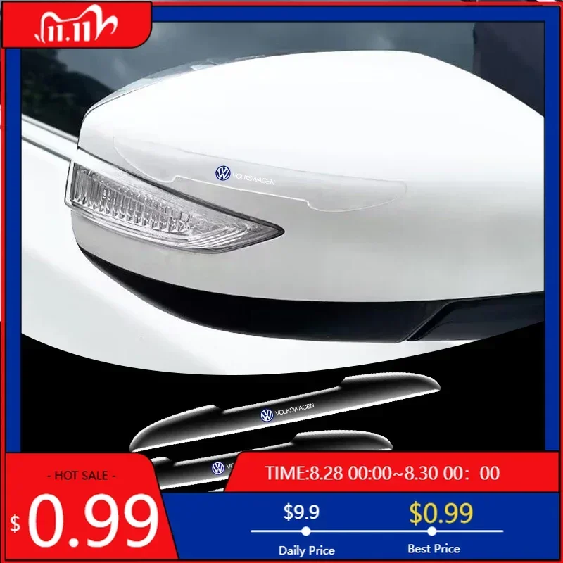 

VW GTI GOLF 2026 Hot For VW VOLKSWAGEN 4PCS Car Door Edge Guards Anti-Scratch Protector For Volkswagen VW Scirocco Jetta Beetle
