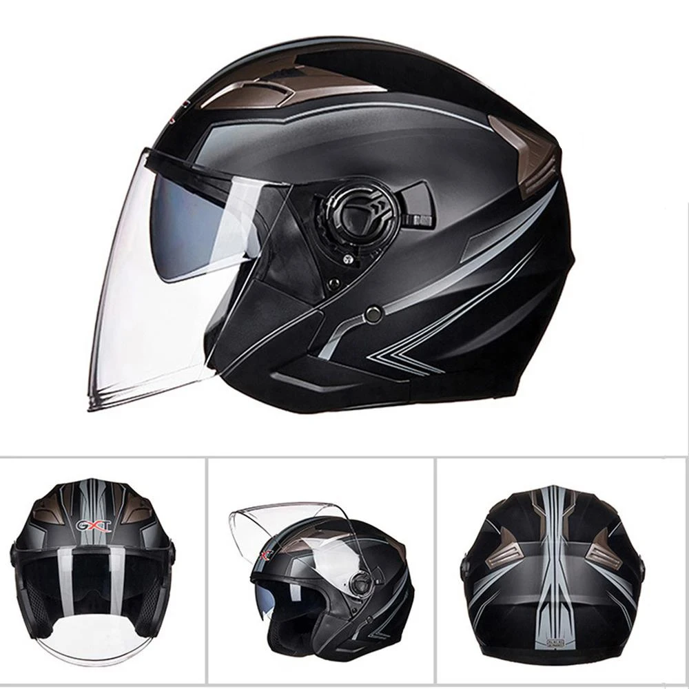 

Men Motorcycle Helmet Double Lens Capacete De Moto Helmet Women Moto Detachable Insert Liner DOT Approved