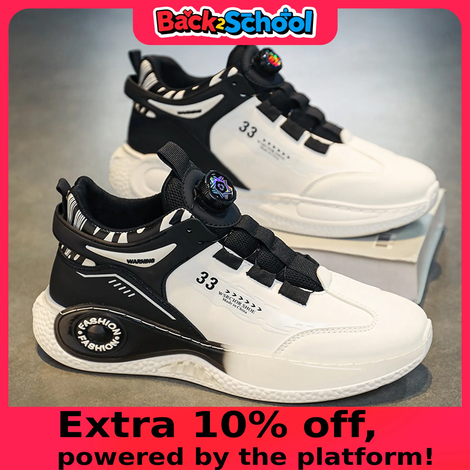 Tênis masculino com fivela giratória, sapatos confortáveis e antiderrapantes com cadarço e duráveis para atividades ao ar livre masculinas