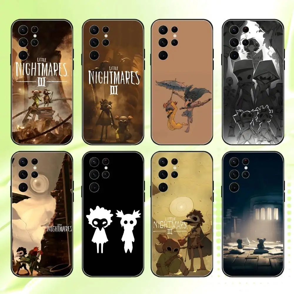 

L-Little N-Nightmares 3 Low Alone Phone Case For Samsung S 25,24,23,22,30,21,10,9,Ultra,Plus,Lite,FE,4,5G Black Soft Case