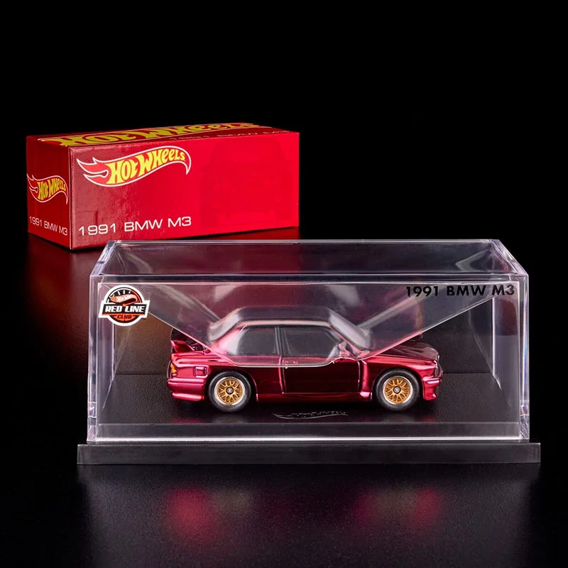 2023 Hot Wheels Collectors RLC Exclusive 1991 BMW M3 Spectraflame Red 1:64 Scale Diecast Car Collection Model Toy